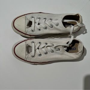 White converse classic size 6.5 women’s